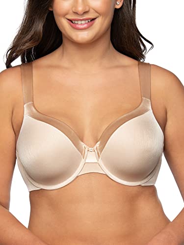 Vanity Fair Women's Illumination Full Figure Zoned-In Support Bra 76338, Rose Beige, 40DD - Image 3