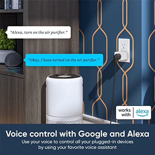 Wyze Plug, 2.4GHz WiFi Smart Plug, Compatible with Alexa, Google Assistant, IFTTT, No Hub Required, Four-Pack, White - Image 4