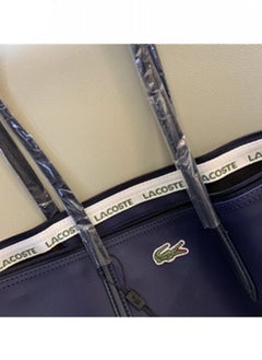 LACOSTE Lacoste Women's Concept Fashion Versatile Small Zipper Handbag Shoulder Bag dark blue  - Image 5