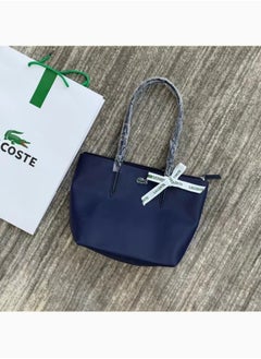 LACOSTE Lacoste Women's Concept Fashion Versatile Small Zipper Handbag Shoulder Bag dark blue  - Image 1
