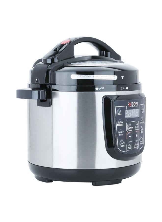 Alsaif Gallery EDISON Electric Pressure Cooker 4 Liters 10 Programs 800 Watts Granite Bowl Black - Image 3