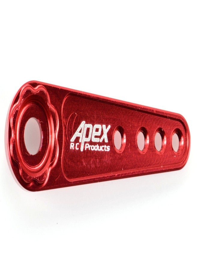 Apex RC Products Red 25T for Futaba/Savox Aluminum Servo Horn - 3 Pack #8028 - Image 2