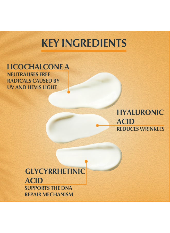 Pack Of 2 Face Sunscreen Photoaging Control Anti-Age Sun Fluid Suitable As Make-Up Base Orange 50ml - Image 3