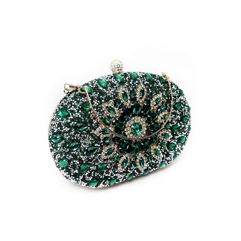 Avilego Evening Bags for Women Sparkly Rhinestone Clutch Purses Luxury Handbags for Weddings Formal Prom Party 2025 - Image 2