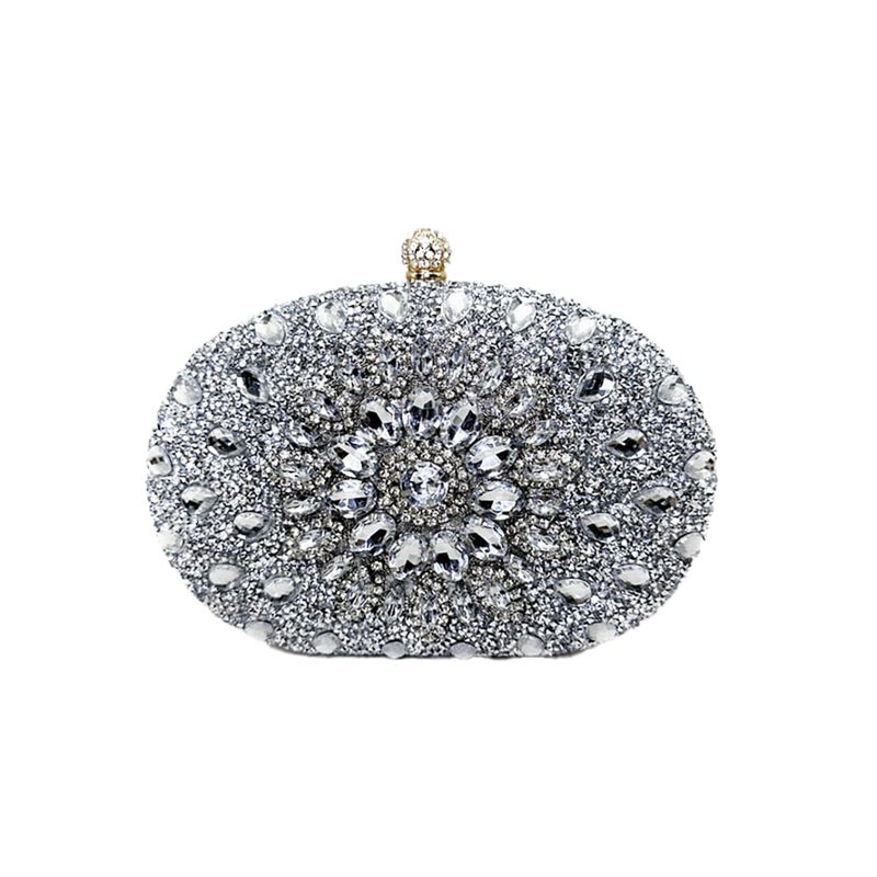 Avilego Evening Bags for Women Sparkly Rhinestone Clutch Purses Luxury Handbags for Weddings Formal Prom Party 2025 - Image 1