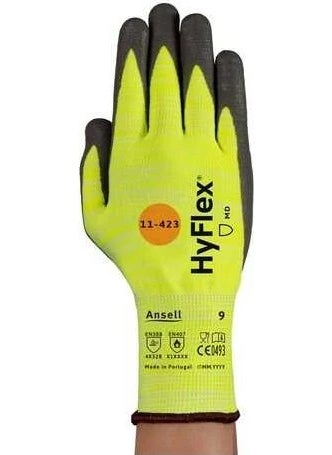 Ansell Hyflex 11-423 Mechanical and Cut Protective Work Gloves  - Image 2