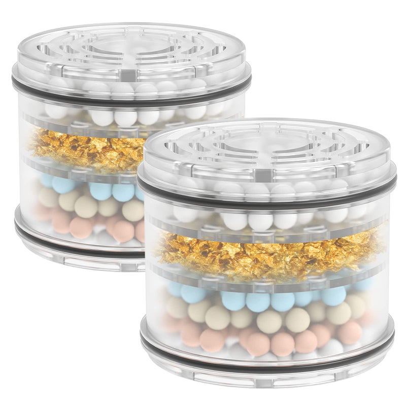 MakeFit Shower Head Filter Replacement Cartridge for MakeFit Filtered Shower Head - H5H117 (2-PACK) - Image 1