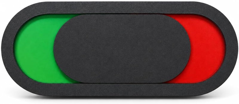 IMIKEYA Privacy Sign: Vacant Occupied Sign Door for for Home Office Store Hotle Hospital Conference Room, Blank Slide Door Indicator Vacant Occupied Bathroom - Image 1