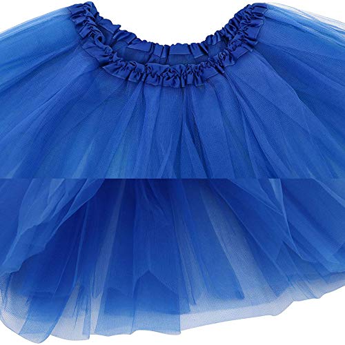 KICOFIT Tutu Skirts Women Halloween Costume Party Dress Up Running Skirt 4 Layers 5 Layers Navy - Image 3