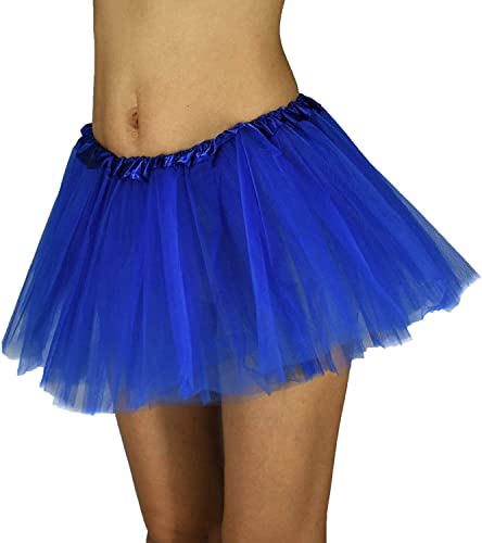 KICOFIT Tutu Skirts Women Halloween Costume Party Dress Up Running Skirt 4 Layers 5 Layers Navy - Image 5