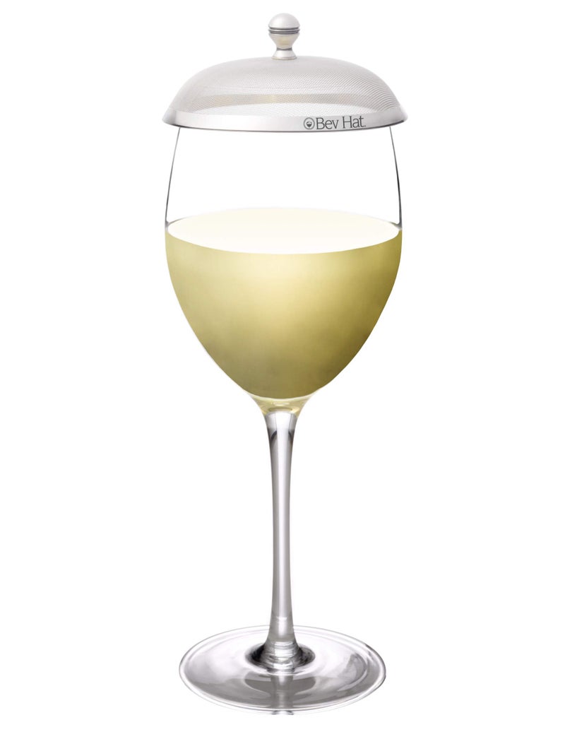 BEV HAT Bevhat Family Pack (4 Bevhats Total) Wine Glass Cover. Keep The Bugs Out. - Image 2