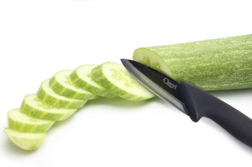 Ozeri Elite Chef 3-Piece Black Ceramic Knife Set - Image 4