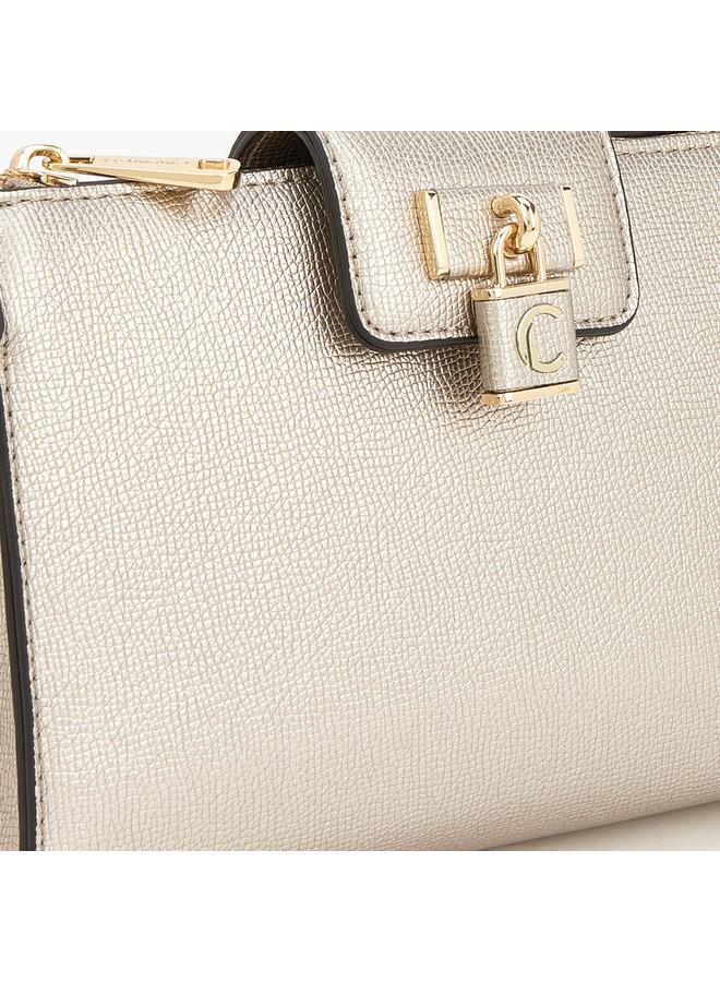 لو كونفورت حقيبة كروس بودي صلبة بحزام سلسلة قابل للفصل - Image 4