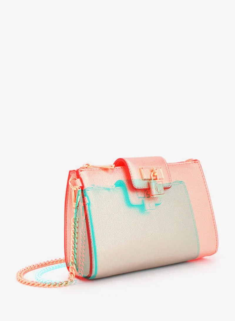 Le Confort GOLD Solid Crossbody Bag with Detachable Chain Strap for Women | Best Price UAE