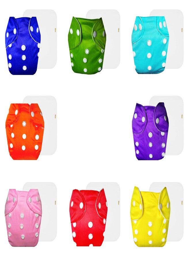 حفاضات دمبلدو لايت القماشية مع حشوة قطنية (عبوة من 8 قطع) | ملائمة تمامًا | قابلة لإعادة الاستخدام والغسل | أزرار كبس قابلة للتعديل | مناسبة للارتداء طوال اليوم | من 3 أشهر إلى سنتين | للجنسين - Image 1