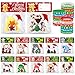 Sotiff 30 Pcs Christmas Mini Stuffed Animals Gifts Bulk 15 Christmas Plush Set with 15 Xmas Silicone Bracelets Small Plush Keychains Classroom Exchange Gift Toys for Friend Preschool Stocking Fillers - Image 2