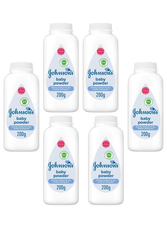 Johnson's Pack Of 6 Baby Powder - Image 3