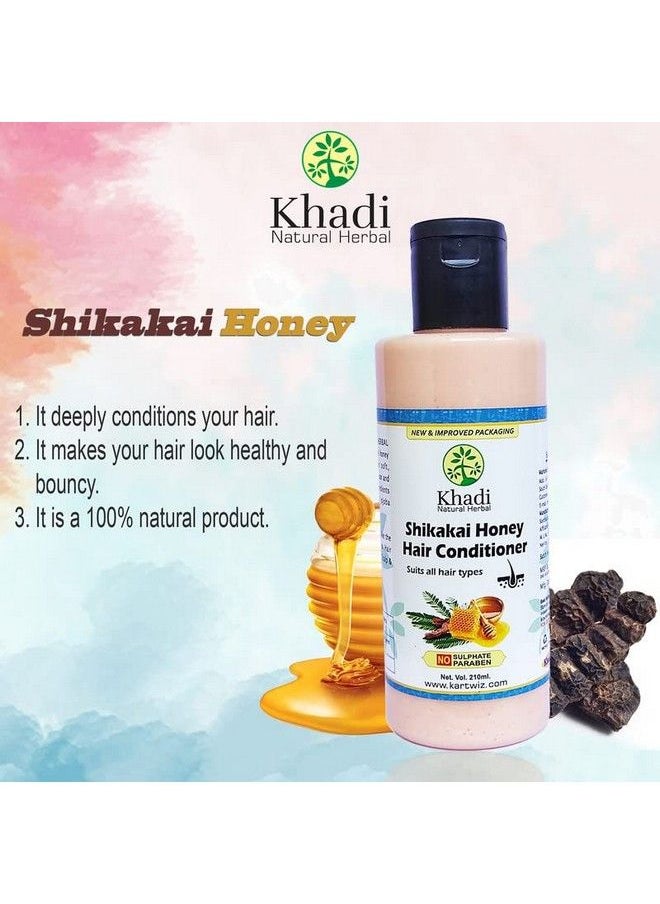 Khadi Natural Herbal - Natural Herbal Shikakai & Honey Conditioner (420Ml) - Image 1