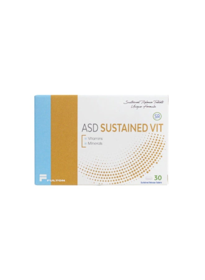 Asd Sustained Vitamin Tablet 30s