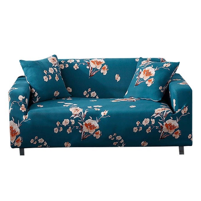 PRINTED SOFA COVER STRETCH COUCH COVERS SOFA SLIPCOVERS FOR 2 CUSHION COUCH AND LOVESEAT WITH TWO FREE PILLOW CASE 112 SEATERLOVESEAT
