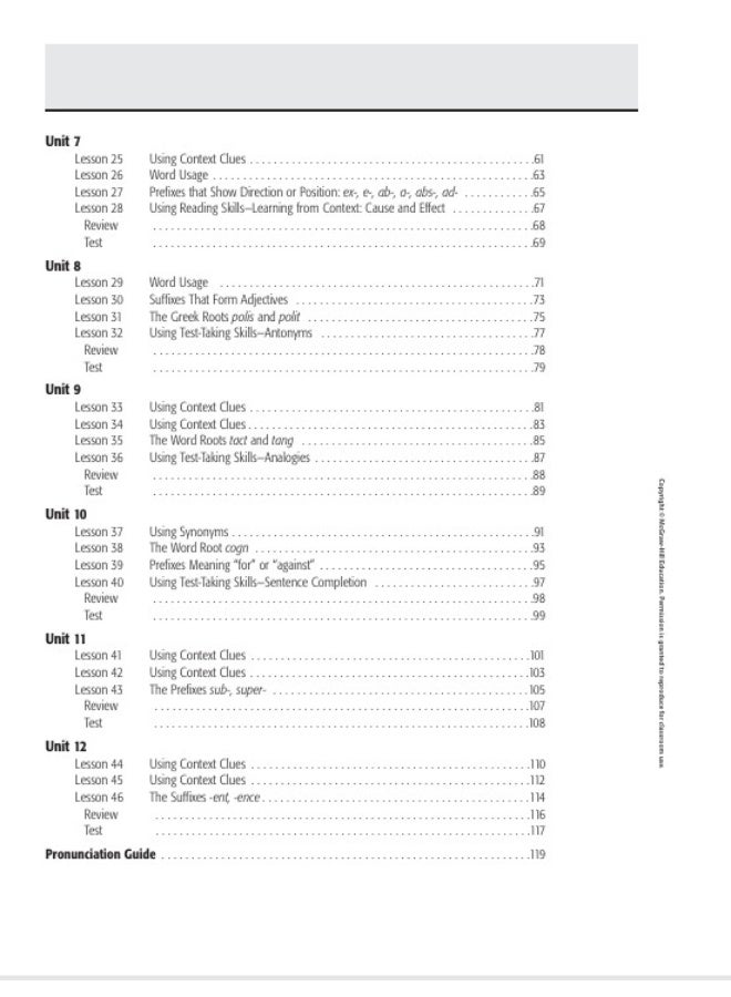 StudySync  Vocabulary Workbook Grade 11 - Image 4