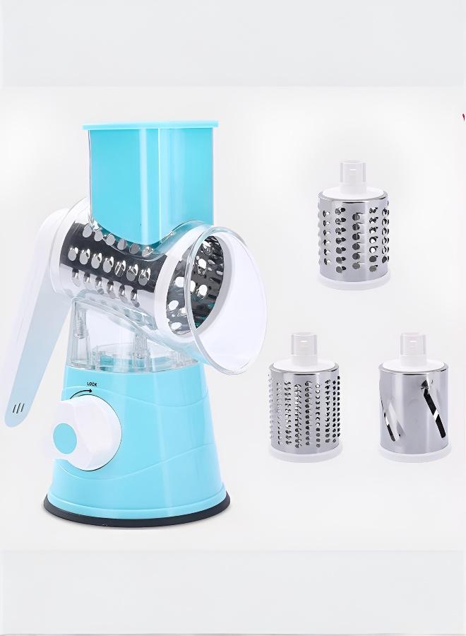 مبشرة ومقطعة خضروات يدوية دوارة 3 في 1 - Image 1