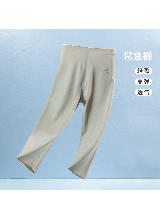Bornbay girls' Shark Pants - High Waisted, Tummy Control Lifting Yoga & Running Capris For Summer - Image 2