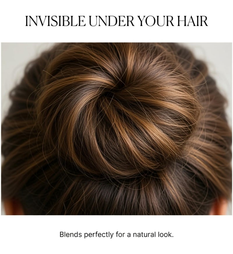 INSIME Donut Hair Bun Maker Set for Women | Shaper for Short or Thin Hair (3 Sizes) - Image 5