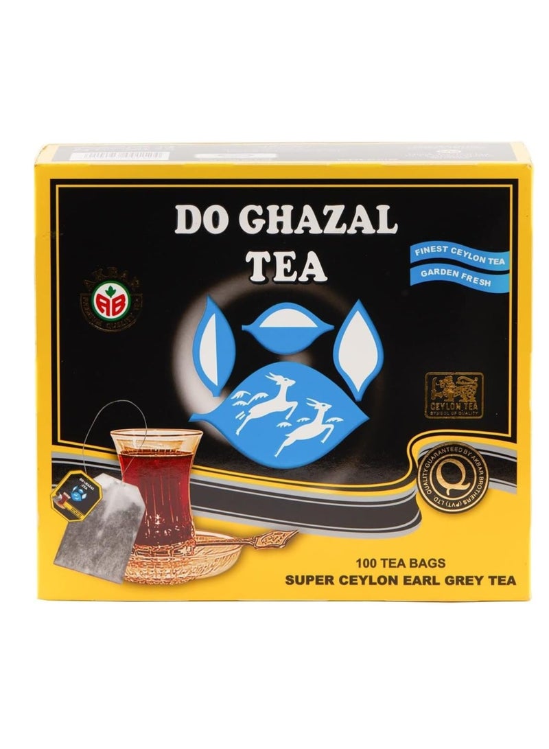 ALGHAZALEEN TEA BAGS EARL GREY 100PCS  - Image 2