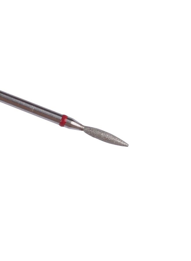 MZCMSL 6pcs Cuticle Drill Bits with Case, Pro Diamond Flame Bit for Russian Manicure,3/32 Shank efile Bit Set - Image 5