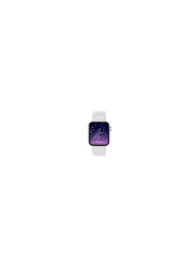 Smart Smart watch, silver color The watch is water and dust resistant It comes with a battery capacity of 180 mAh It has a very distinctive shape The watch is suitable for men and women  - Image 1