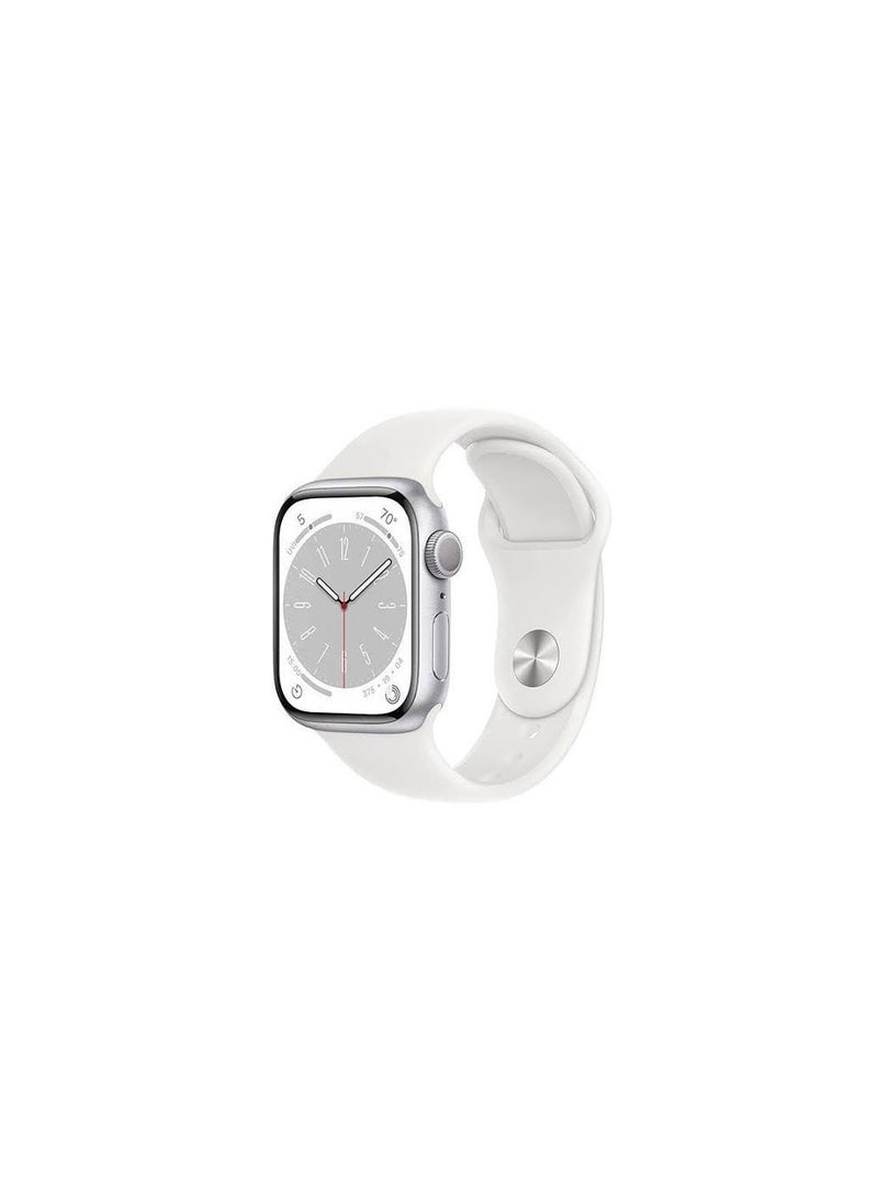 Smart Smart watch, silver color The watch is water and dust resistant It comes with a battery capacity of 180 mAh It has a very distinctive shape The watch is suitable for men and women  - Image 2