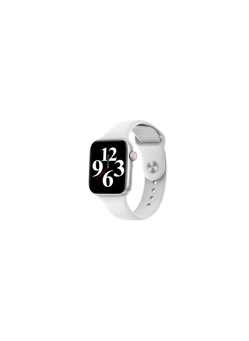 Smart Smart watch, silver color The watch is water and dust resistant It comes with a battery capacity of 180 mAh It has a very distinctive shape The watch is suitable for men and women  - Image 3
