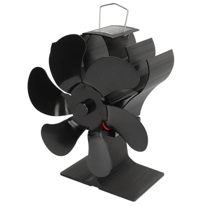 Heat Powered Stove Fan 6 Blade Fast Warm Air Circulation Quiet For Fireplace - Image 5