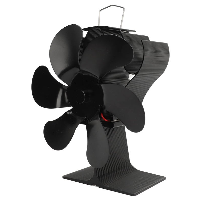 Heat Powered Stove Fan 6 Blade Fast Warm Air Circulation Quiet For Fireplace - Image 4