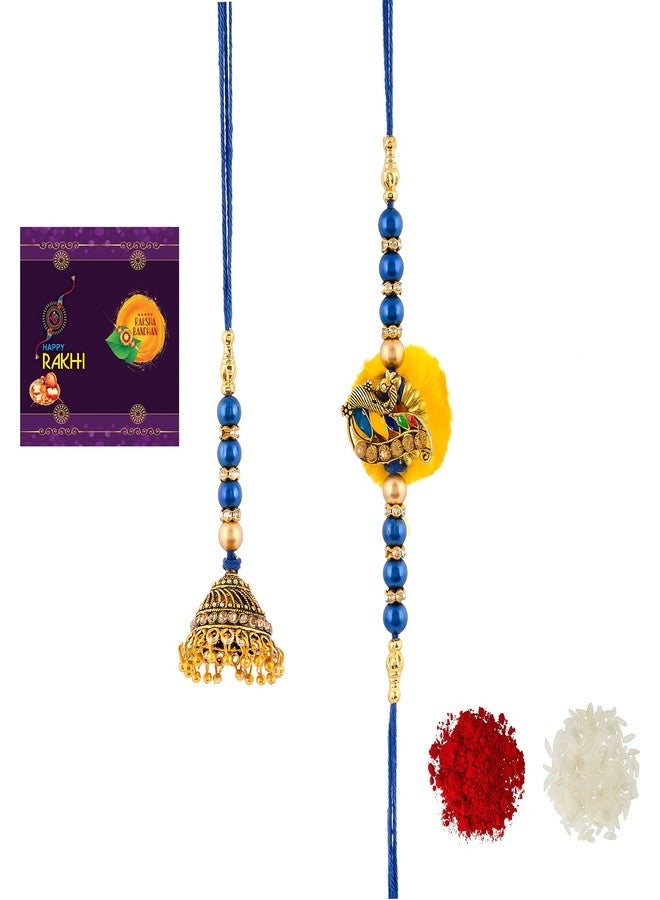 RA-Rock Blue Designer Pair Set for Bhiaya and Bhabhi (ARR211003)