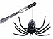 Larkmo Fake Spider Prank Kit Telescoping Antenna Stick Adjustable Web String Length Real Looking Spider Drops Down from Web Funny Joke for Kids Men Women Great for Office Class Parties More - Image 2