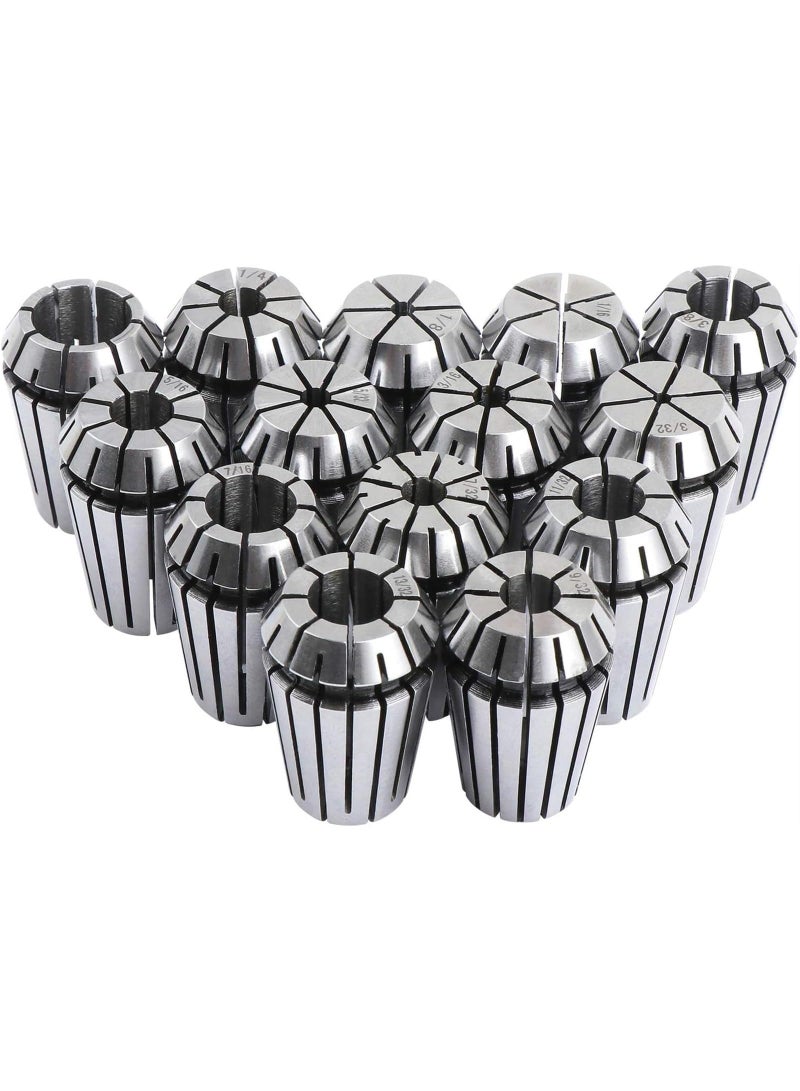 14pcs ER20 Spring Collet Set for  Engraving Machine and Milling Lathe Tool Workholding Engraving Collets  - Image 1