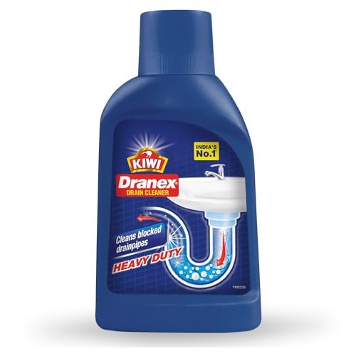 Kiwi Mr. Muscle Kiwi Dranex Drain Cleaner Powder, 375g | Removes Clogs, Blockages in Washbasin, Septic Tank, Sinks, Pipes in Just 30 Minutes - Image 1