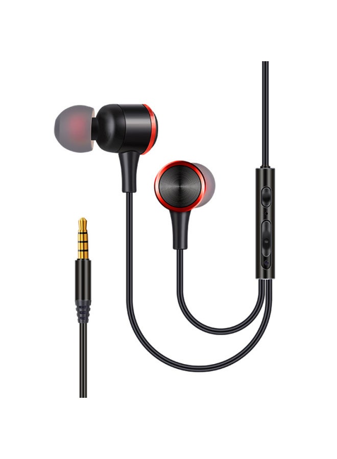 Neutral Headset Wired Headset Sports In-ear Game Moving Coil With Microphone Wire Control Mobile Phone Earplugs - Image 5