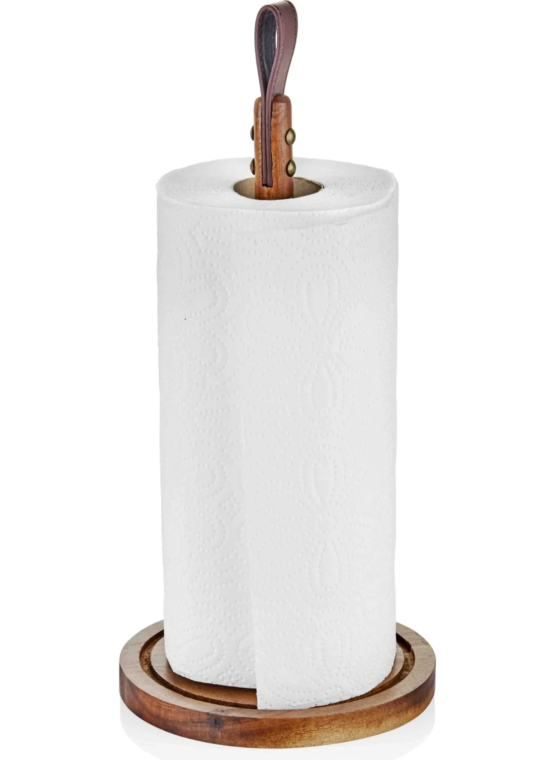 The Mia Natura Acacia Paper Towel Holder 15X33 cm