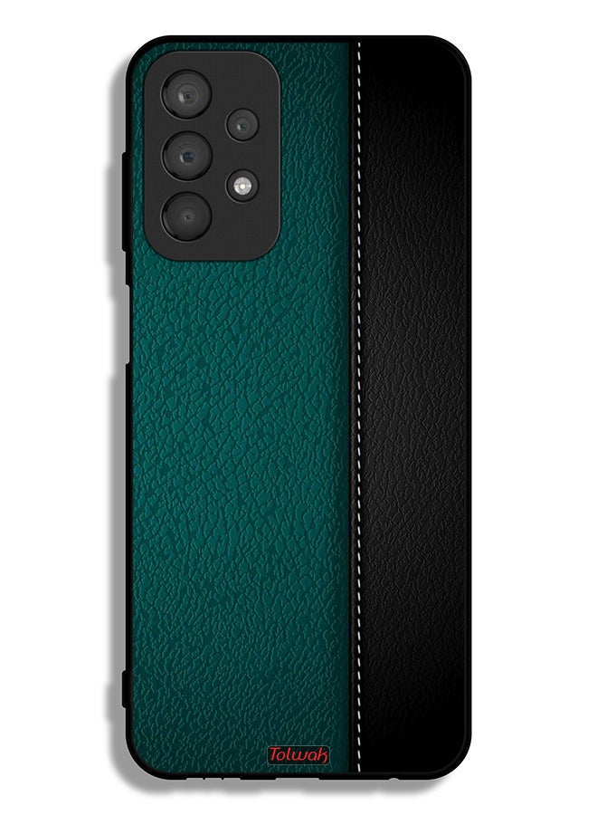 Tolwak Samsung Galaxy A23 4G Protective Case Cover Leather Pattern - Image 1