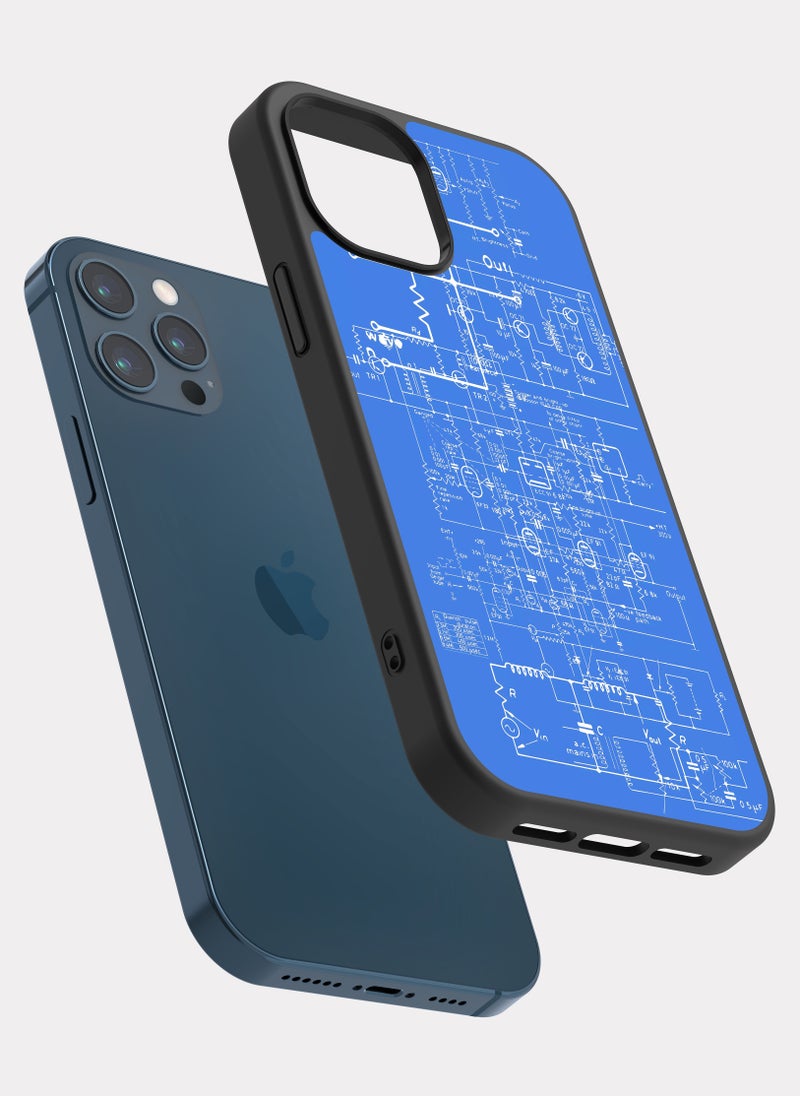 PXLAAT iPhone 12 Pro Max case cover Electrical Engineer Diagram - Image 2