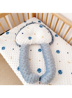 Beauenty 2 PCS Baby Anti Roll Side Sleep Pillow With Connecting Bands Adjustable Infant Positioning Neck Back Cushion Accompany Sleeping Pillows For Unisex Toddlers  - Image 2