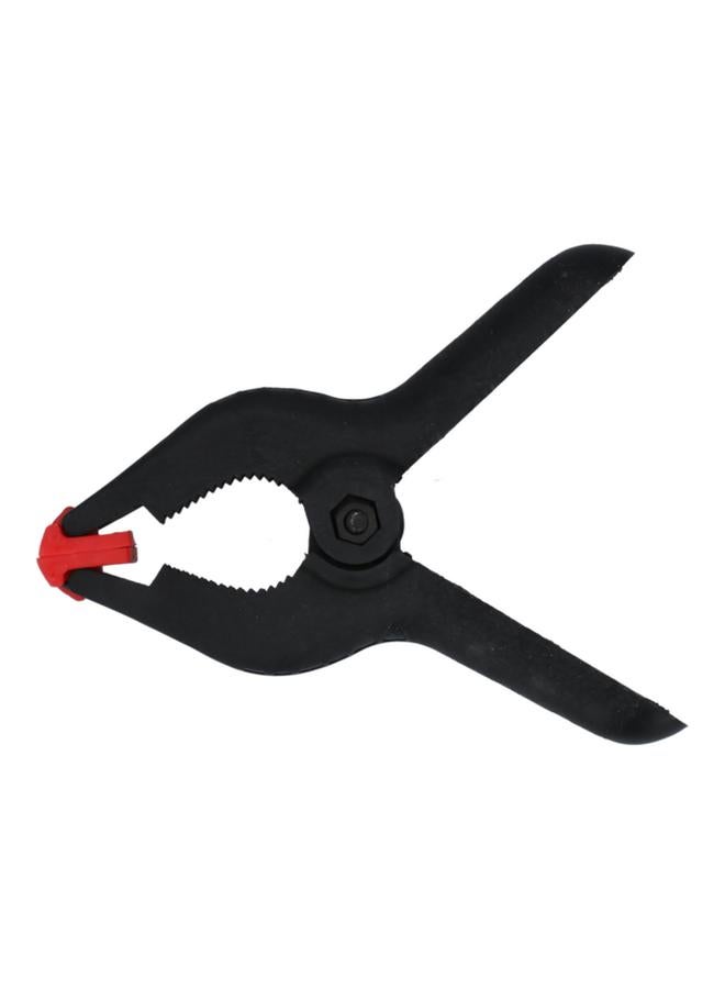 ACE Non-Slip Soft-Grip Wide Jaws Non-Marring Pads Plastic Spring Clamp Black and Orange 102mm XM18010628 - Image 1
