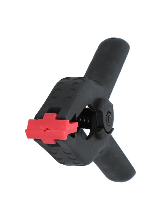 ACE Non-Slip Soft-Grip Wide Jaws Non-Marring Pads Plastic Spring Clamp Black and Orange 102mm XM18010628 - Image 2