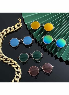 KASTWAVE Glasses For Cats, 2Pcs Cat Glasses Cat Gold Chain And Cat Sunglasses  - Image 5