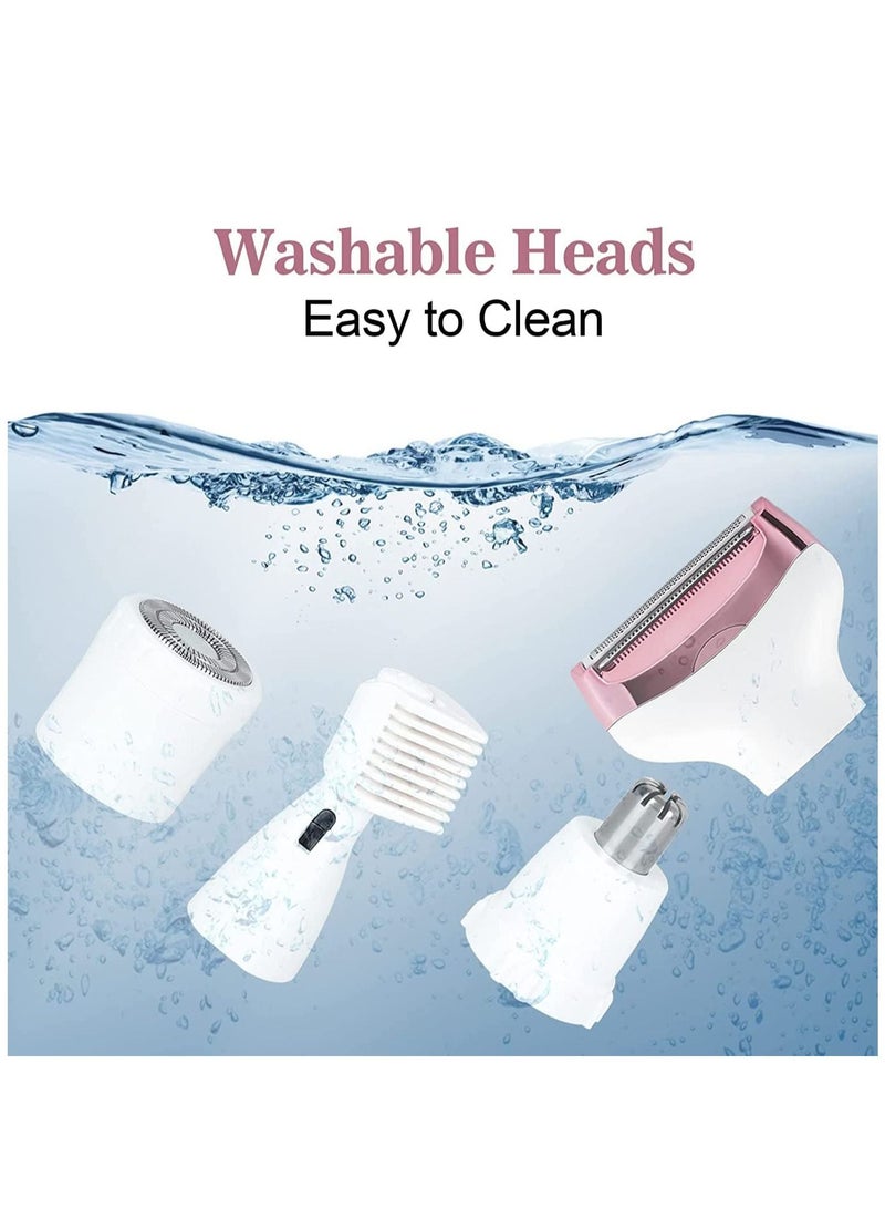 ام اس 4 في 1 آلة إزالة الشعر الكهربائية القابلة لإعادة الشحن للنساء للجسم - Image 5