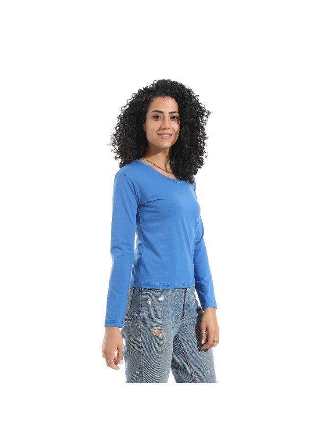 Xtcy Single Lycra Bodysuit with Wide Neck women - Image 2