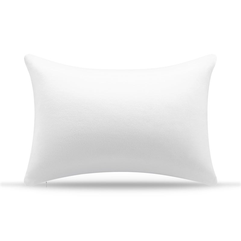 AM AEROMAX AM AEROMAX 12  20 Throw Pillow Memory Foam Pillow Insert  Rectangular Lumbar Support Pillow for Decorative Cushion Bed Couch Sofa  NonDeforming Over Time 